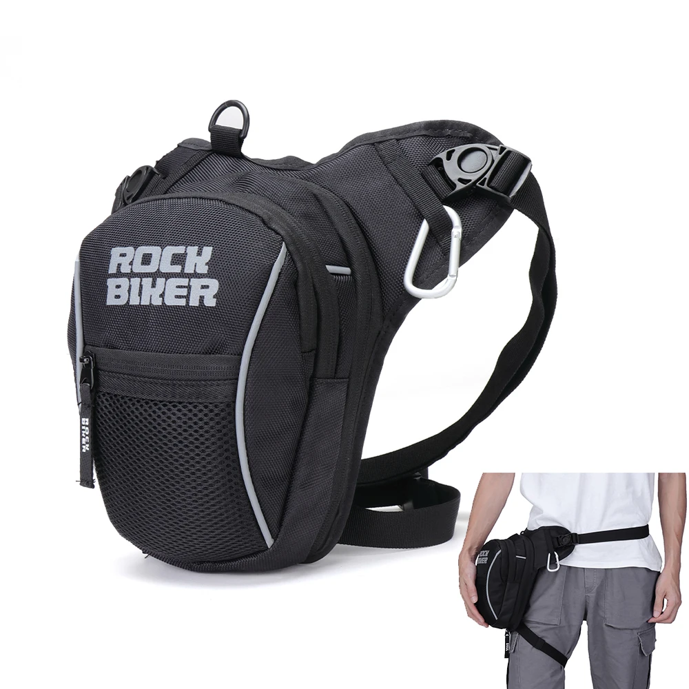 

Men Waist Drop Leg Bags Thigh Hip Belt Fanny Pack Casual Bag Waterproof Oxford Motorcycle Ride Outdoor Running Sport Outdoor