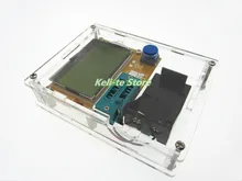 2016 Dernière LCR-T4 ESR Mètre Transistor Testeur de Diodes Triode Capacité Mos Mega328 Transistor Testeur + CAS (pas La Batterie)