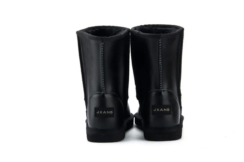 JXANG/австралийские классические женские зимние ботинки наивысшего качества из натуральной воловьей кожи зимние ботинки на меху теплые зимние ботинки женские ботинки
