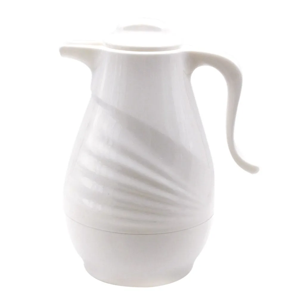 REBUNE 1 Litre plastic Coffee Carafe/Glass Liner Vacuum Thermos/24 Hour