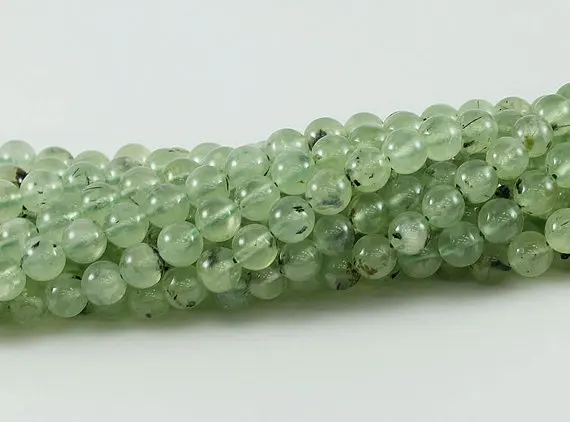 4-10mm Smooth Natural Round Jade Jewelry Making Loose Gemstone Beads 15/"AAA