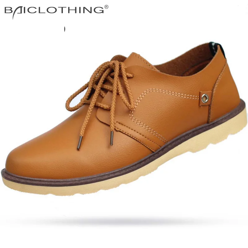 

Super Deals Winter 2015 British Style Men's Fashion Business Casual Shoes Low Breathable PU Synthetic Rubber Shoes 4 Colors