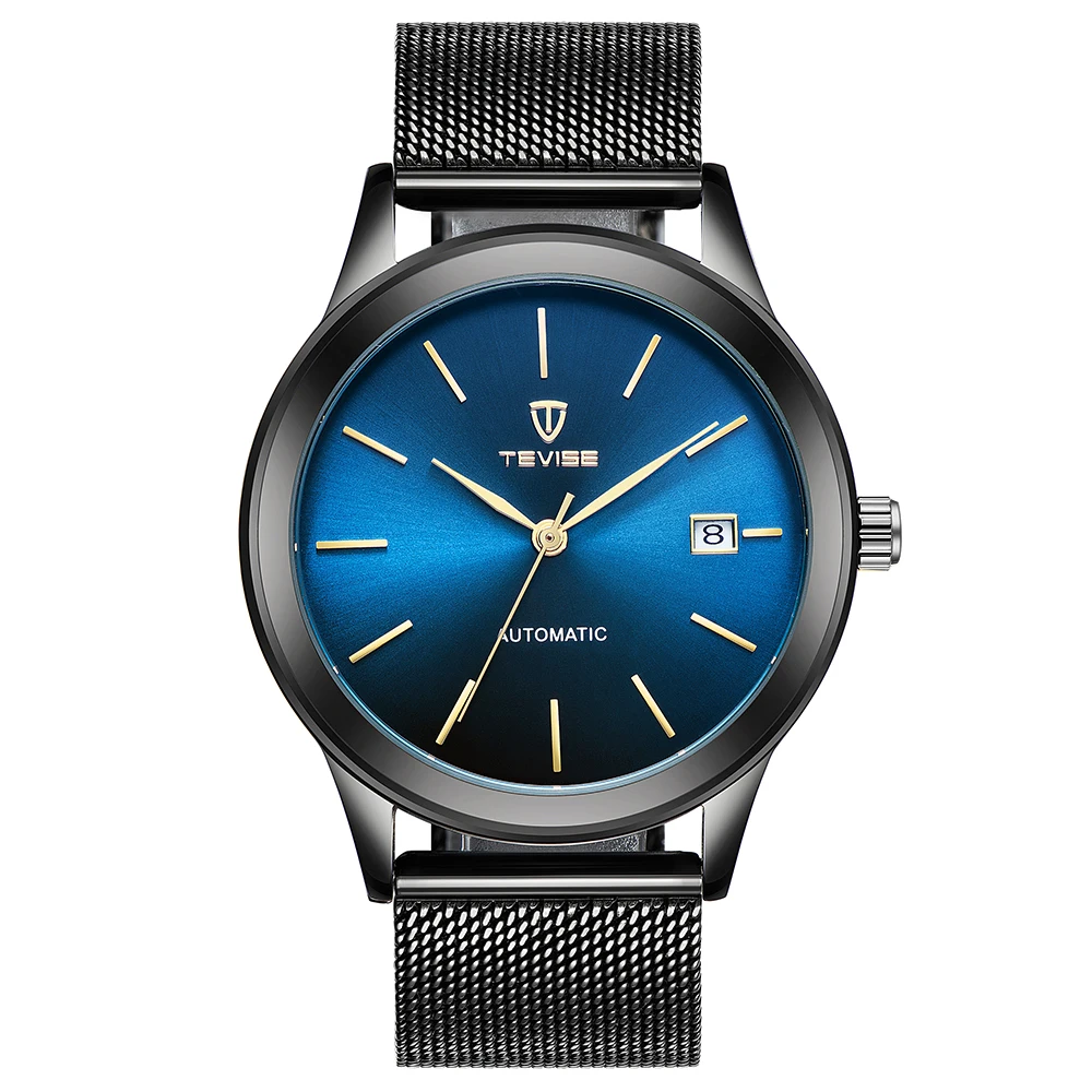 

TEVISE men's mechanical watch Men Automatic Watches Mens clock Waterproof sport Self-Winding Skeleton Casual Wrist watch 2019