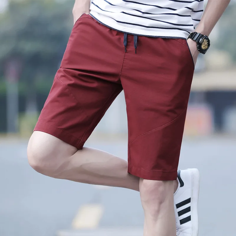 

Men's five pants slim cotton thin large size shorts men's pants men\x27s shorts shorts beach maillot de bain homme