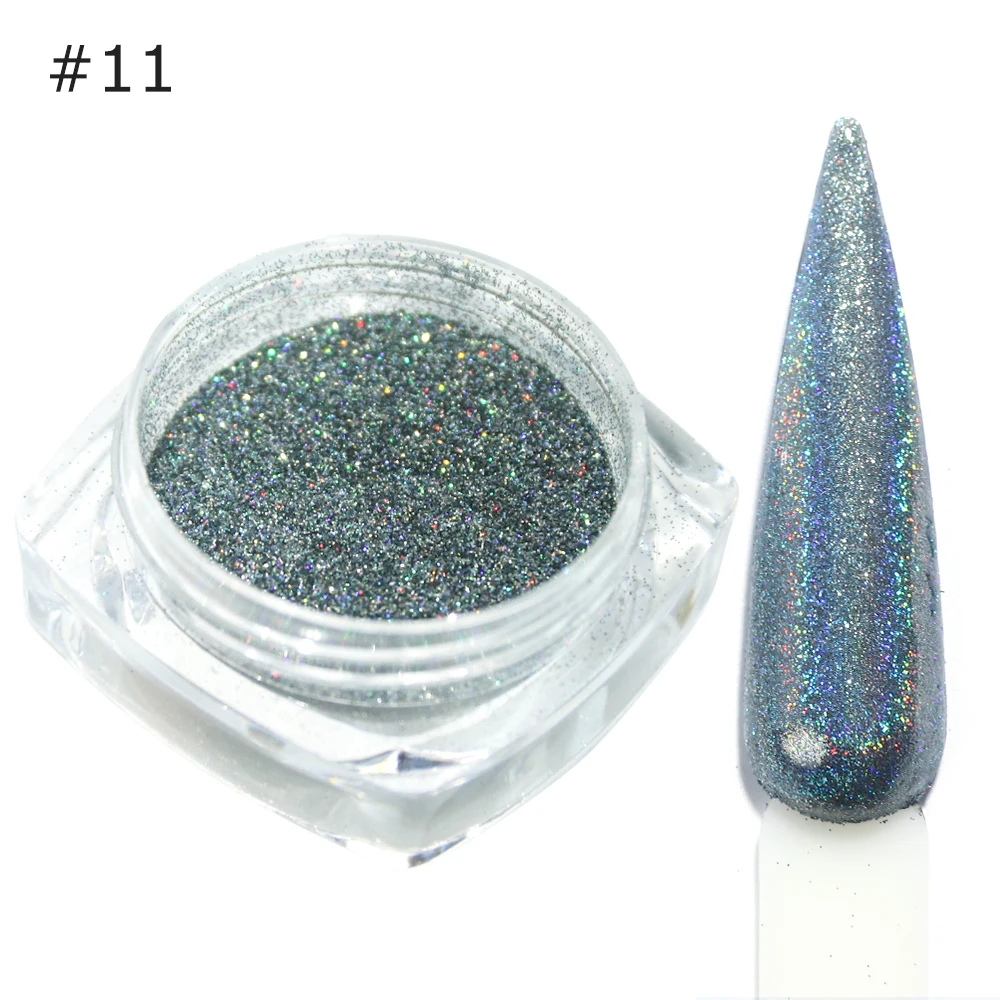 11 Holographic Laser Nail Glitter