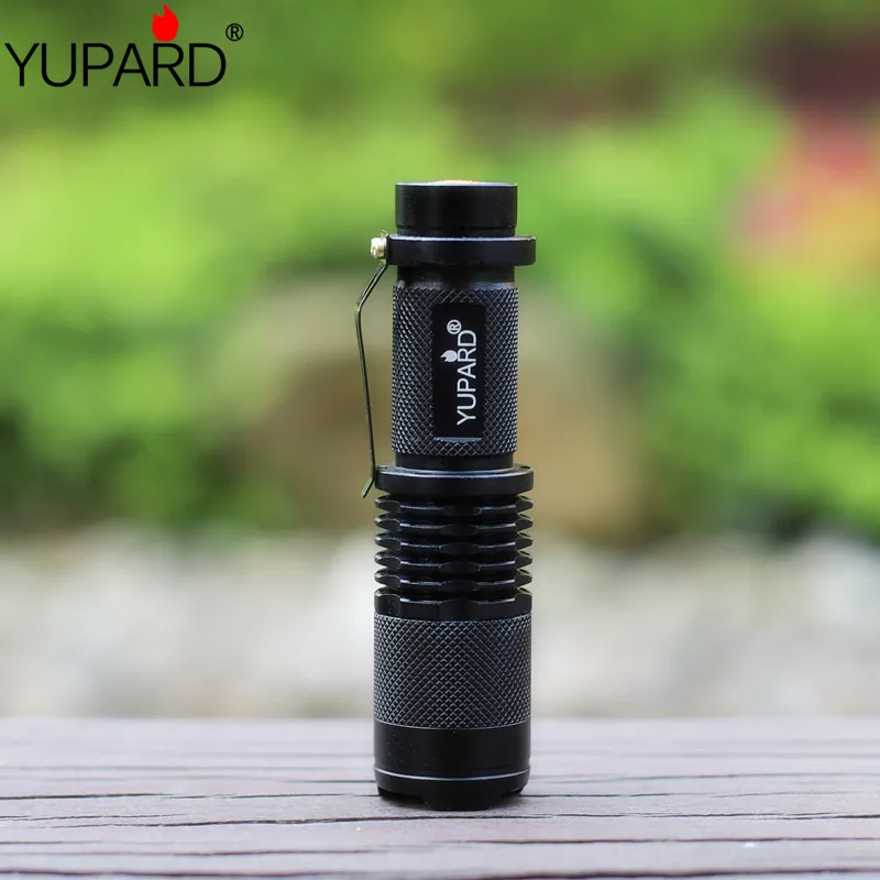

YUPARD XM-L2 LED 18650 MINI FLASHLIGHT TORCH ZOOM LAMP LIGHT ZOOMABLE T6 LED+2 x 18650 2200mAh battery+Charger + Free shipping