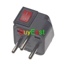 Лот 5 Израиль Travel Adapter со светодиодной главный выключатель wonpro бренд 10A 250 В