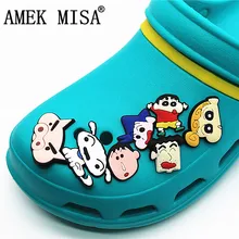 14 шт./компл. шаржа PVC украшения для обуви «курэен Син-тян садовые туфли с рисунком «крокодил» Шарм аксессуары для JIBZ/Напульсники Детские вечерние Xmas