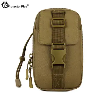 

PROTECTOR PLUS Molle Accessory Bag Tactical 6 Inches Phone Pouch Military Outdoor Fishing Climbing Tool Bag Multi-purpose Bags
