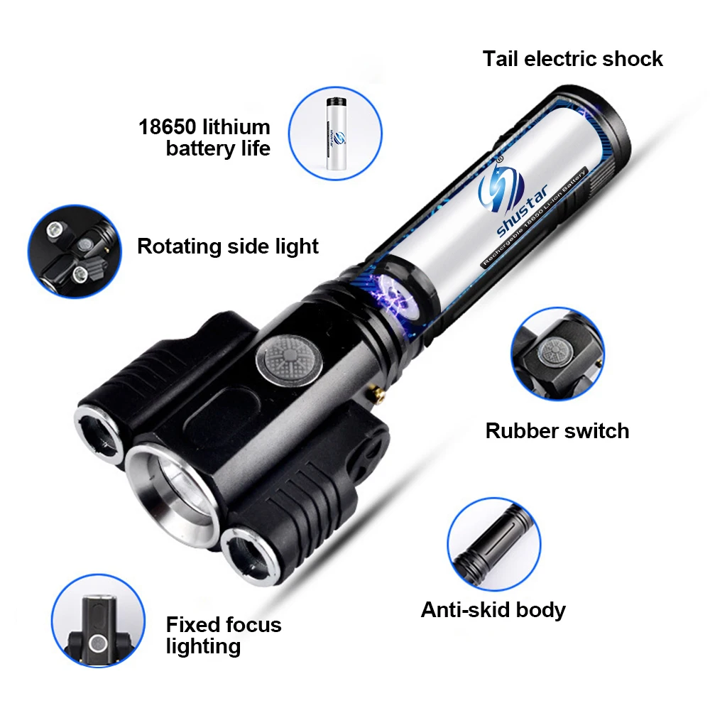 Sale USB charging bicycle light 4 lighting mode super bright LED three lamp flashlight high quality waterproof bike accessories 4 Sale USB charging bicycle light 4 lighting mode super bright LED three lamp flashlight high quality waterproof bike accessories 4