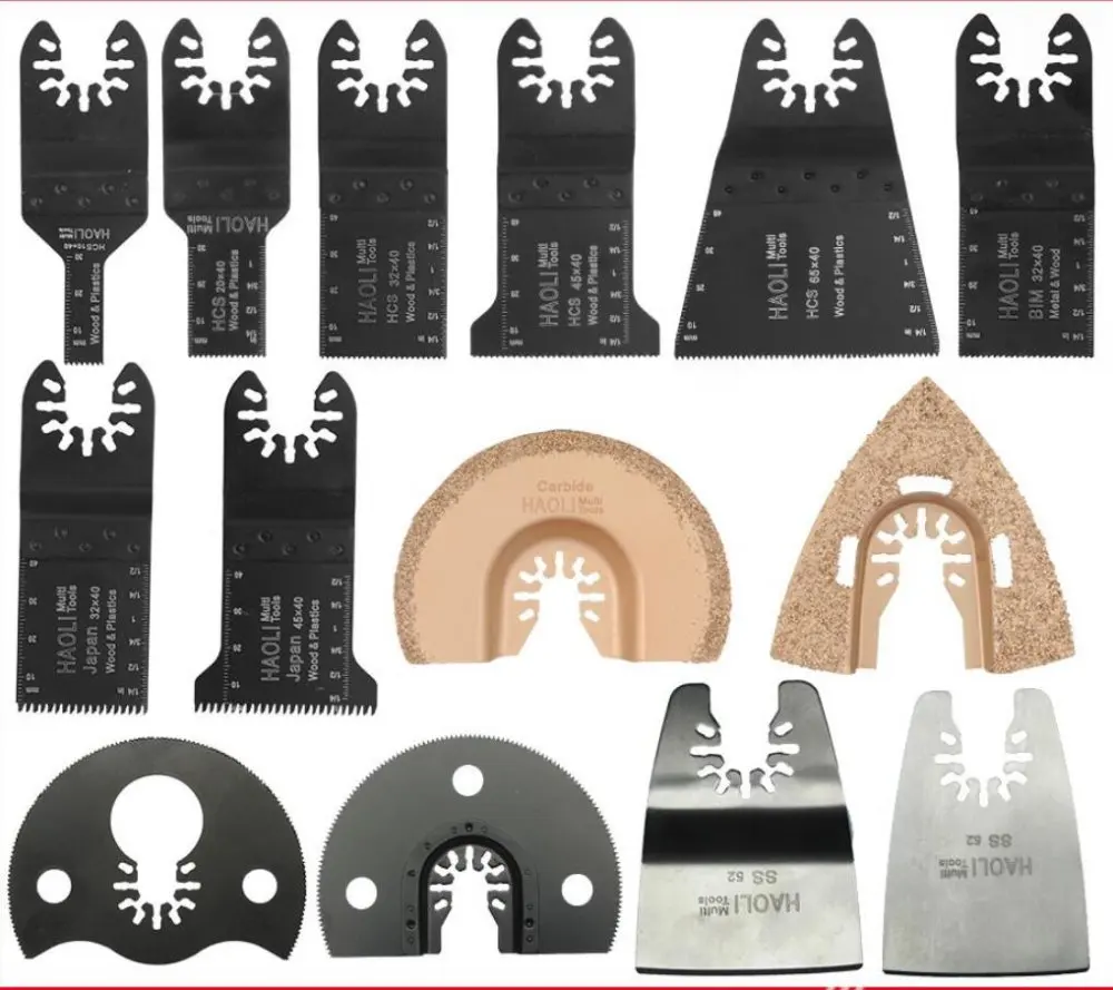 

quick change 14 pcs Oscillating Tool Saw Blades Accessories fit for Multimaster power tools as Fein, TCH etc