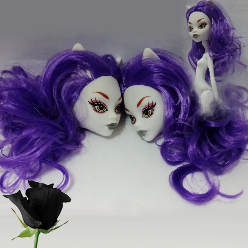 monster high pelo morado
