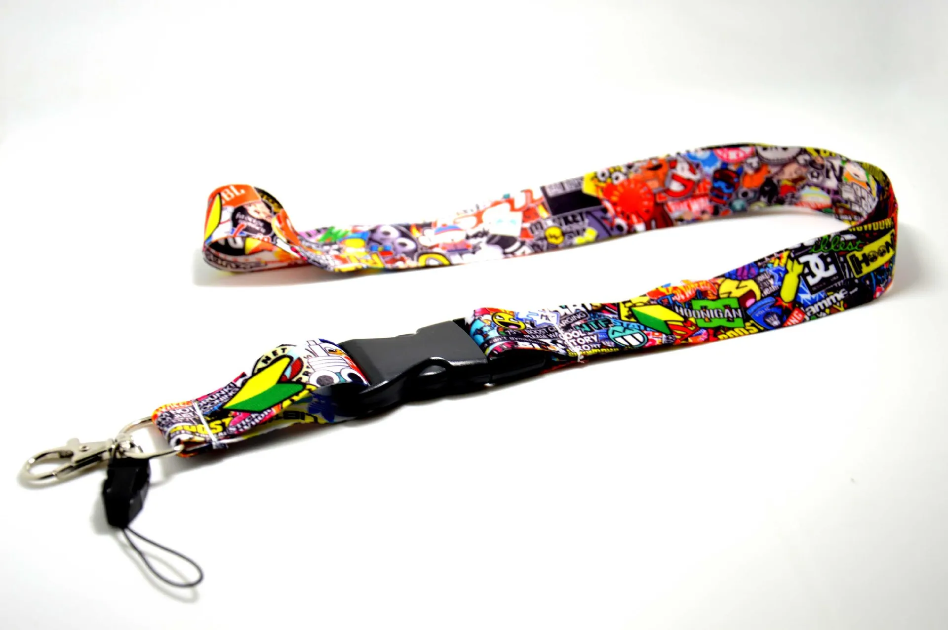 

1pc Neck Strap JDM Graffiti neck lanyards JDM Lanyard For Key/Phone w/ iLL Fresh As Fck Domo Shocker