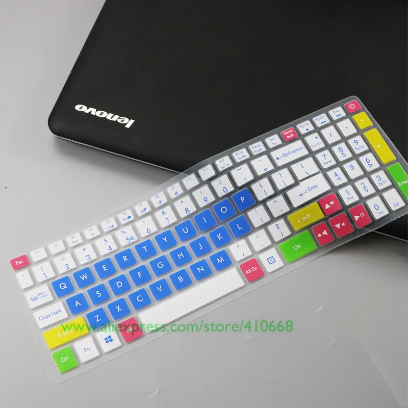 15 6 дюймовая Обложка для клавиатуры ноутбука Acer VN7 793G VX5 591 G3 RH317 AN515 52 726G VX15|Чехлы