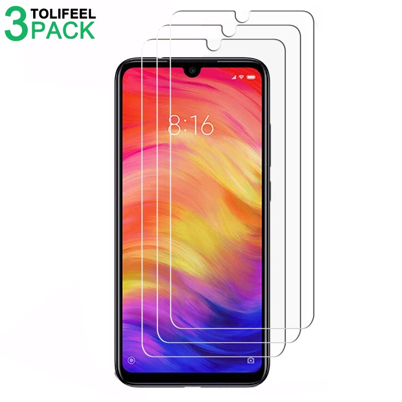 

3Pcs Tempered Glass For Xiaomi Redmi Note 7 Screen Protector 2.5D 9H Protective Film For Redmi Note 7 On Glass