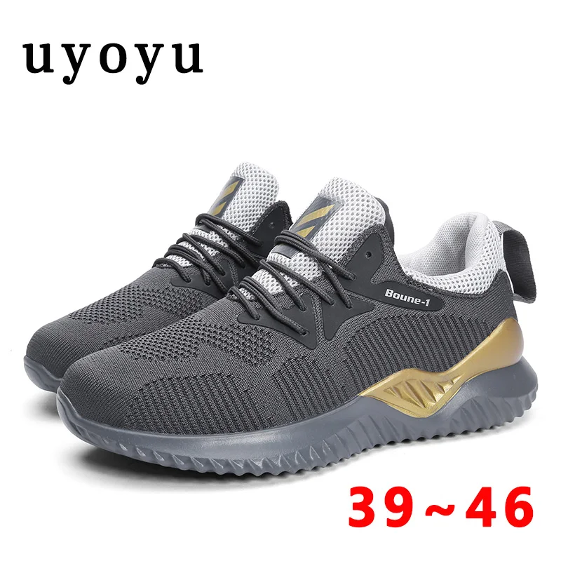 

2019 Summer Mesh Sneakers Men 39~45 Flyknit Casual Shoes Training Jogging Boy Sneaker Shoe Man Male Sport Platform Flats Y10