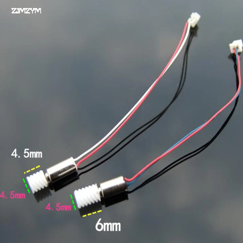 

20Pcs/set 3.7V 40000RPM High Speed Motor 408 Hollow Cup with Worm Micro Motors Mini RC Toys DIY 4*8