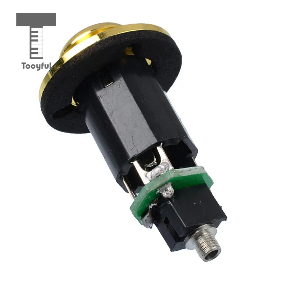 Tooyful Durable DIY Ukulele Piezoelectric Endpin Piezo Pickup with Screws 4 String Hawaii Guitar Accessory