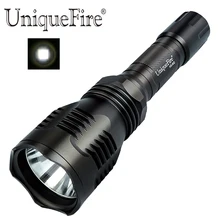 UniqueFire 5 режимов HS-802 XM-L2 1200LM черный факел белый свет закаленное стекло объектив светодиодный фонарик для ночного кемпинга и езды