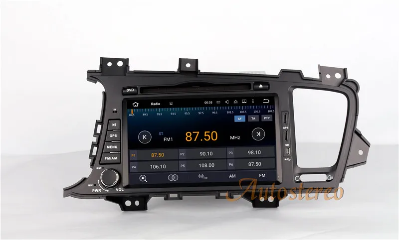 Perfect 8 inch Android6.0 7.1 Car GPS Navigation car DVD Player For KIA Optima KIA K5 2010-2013 car stereo unit auto multimedia Satnav 18