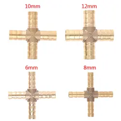 4 способ латунь трубы разъем для 6 мм 8 10 12 шланг медь пагода воды фитинги
