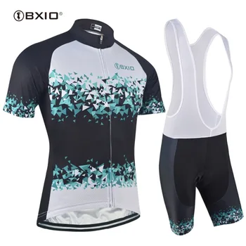 

BXIO 2019 Pro Summer Cycling Jersey Set Mountain Bike Clothing MTB Bicycle Clothes Wear Maillot Ropa Ciclismo Men Cycling Set
