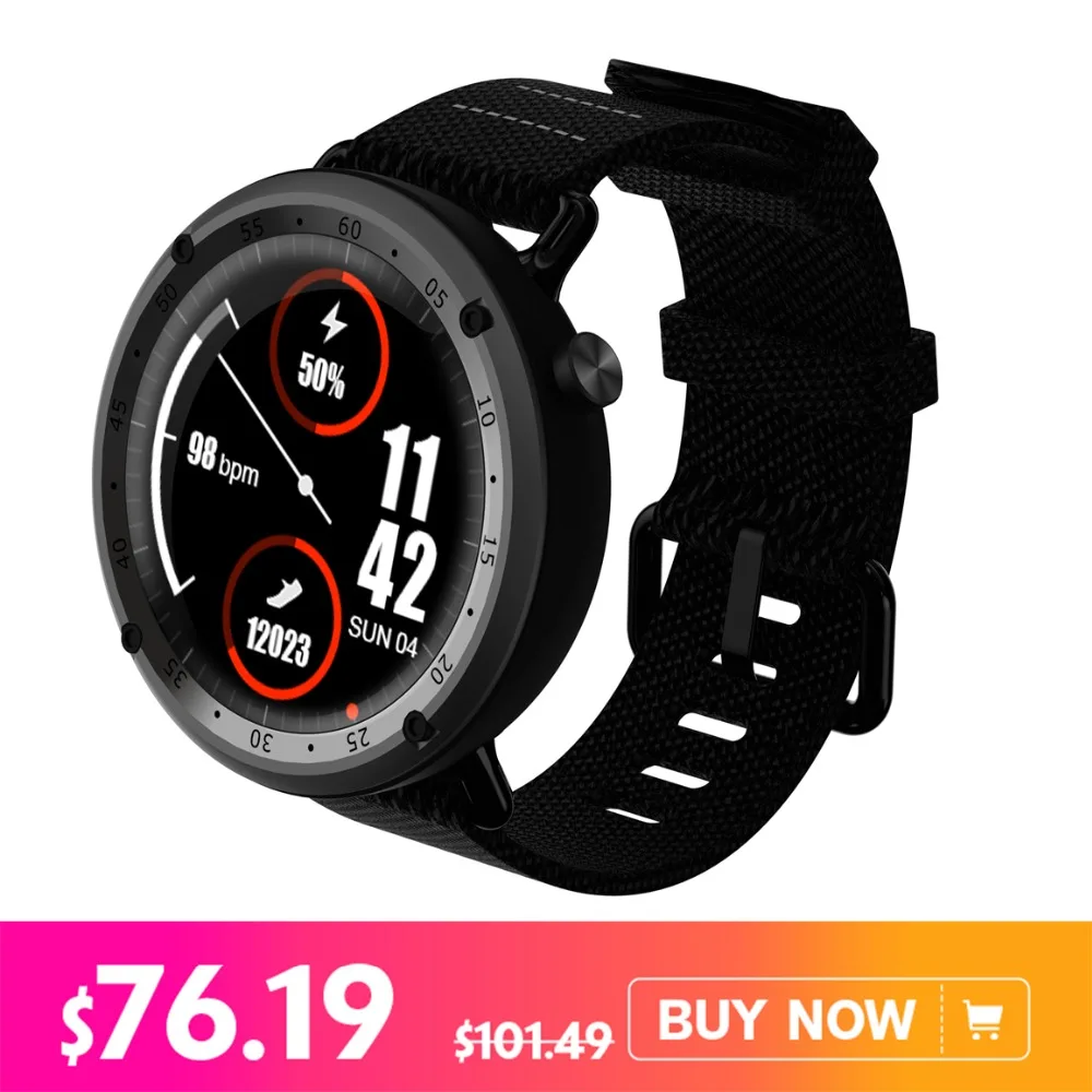 

Bakeey L19 Sport Smart Watch Android Heart Rate Monitor Barometric GPS Blood Press Call Music Alarm Sport Smart Watch Bracelet