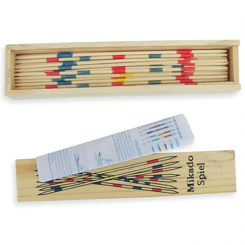 New Hot Educational Wooden Traditional Mikado Spiel Pick Up Sticks With Box Game Spillikin Game stick Multiplayer Games qenueson New Hot Educational Wooden Traditional Mikado Spiel Pick Up Sticks With Box Game Spillikin Game stick Multiplayer Games qenueson