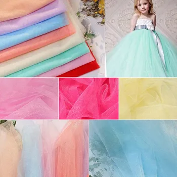 

1 Yard Flash Soft Diamond mesh Yarn Encryption Gauze Acrylic Mesh Tulle Fabric DIY Sewing Tutu Party Wedding Dress Patchwork