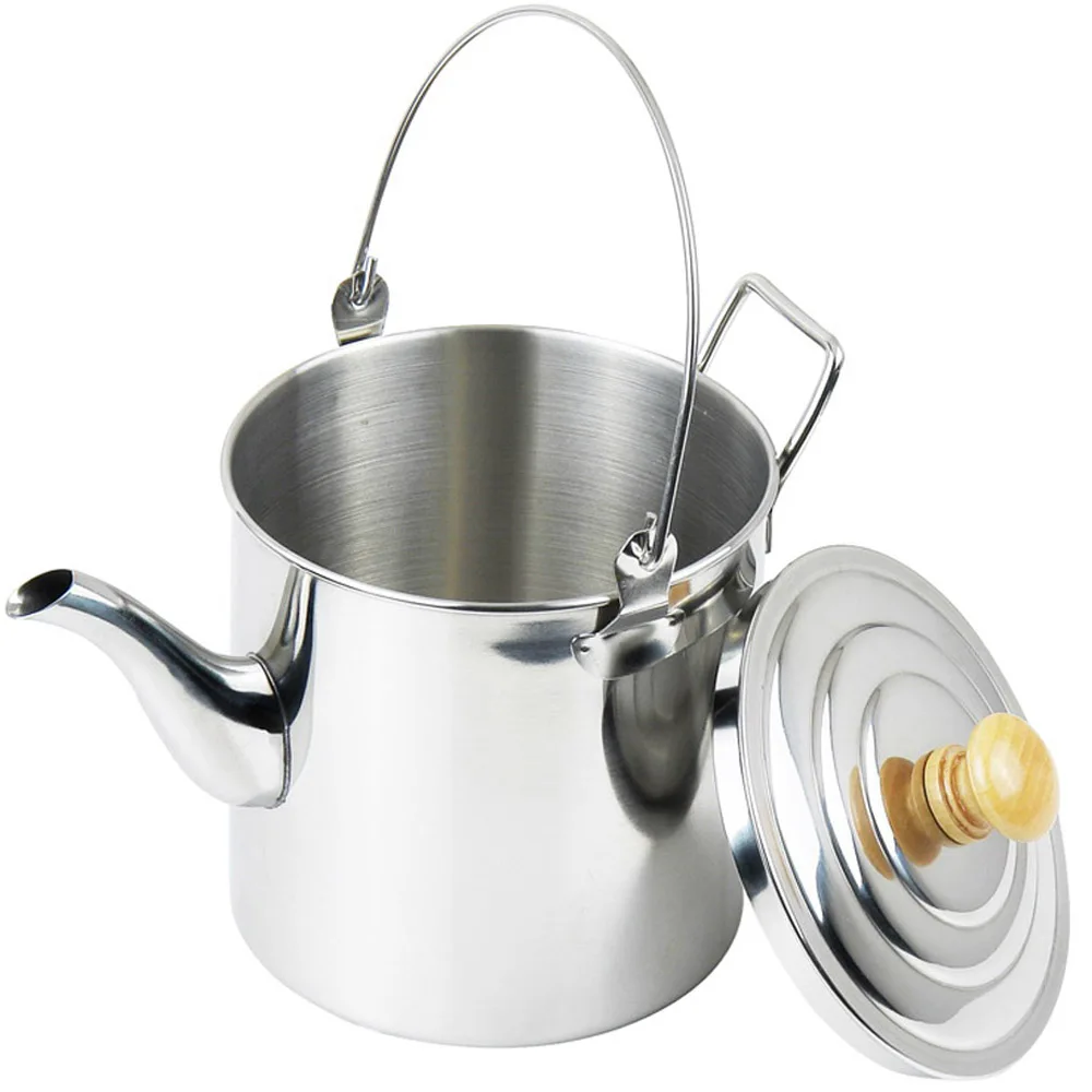 1600ml Compact Lightweight Coffee Tea Kettle Pot Camping Trekking Fishing