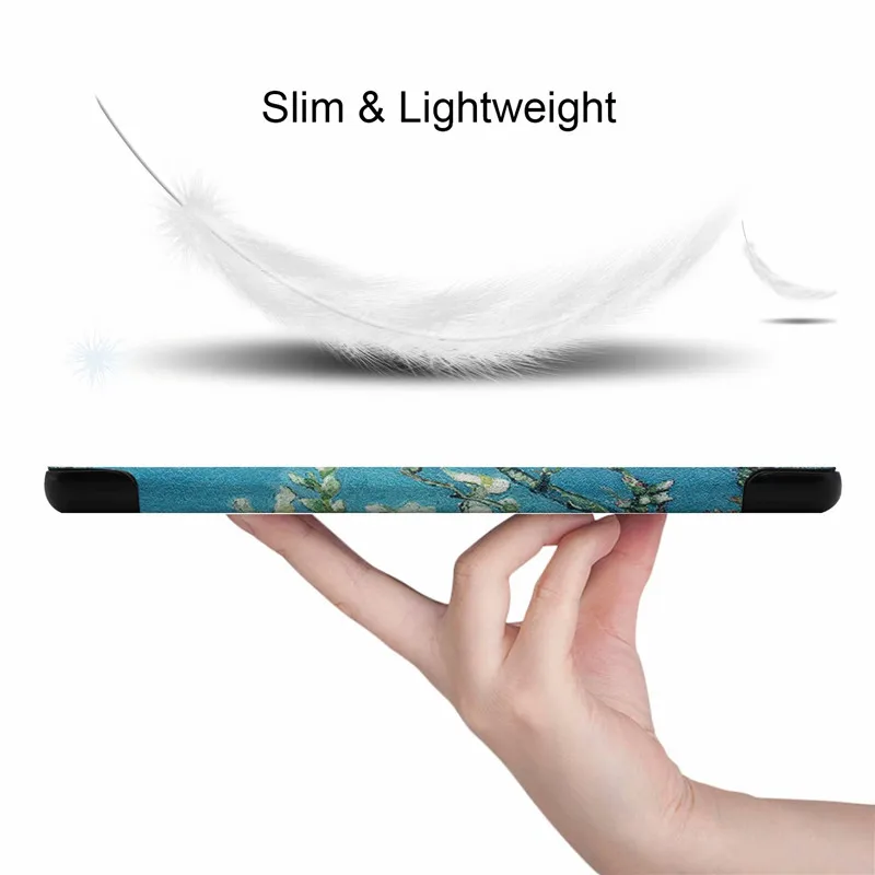Ультратонкий складной чехол подставка с симпатичными узорами для Samsung Galaxy Tab A 8 0