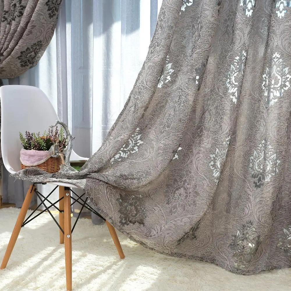 Europäischen Stil Design Jacquard Vorhang Stoffe Für