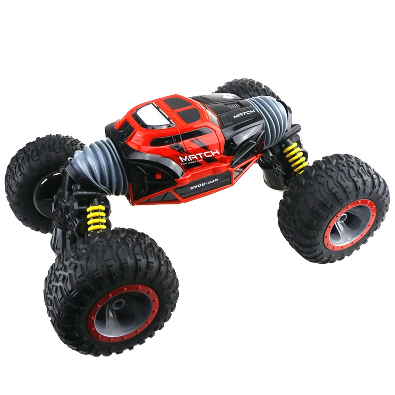 

1/8 2.4GHz Wireless Electric Double-sided 4WD RC Stunt Car All-Terrain Vehicle Climbing Car RC Truck Remote Control Toy for Kids