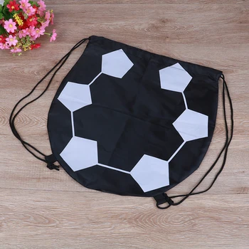 

1pc Nylon Football Volleyball Basketball Bags Drawstring Design For Outdoor Sport Waterproof Carry Net Drawstring Bag