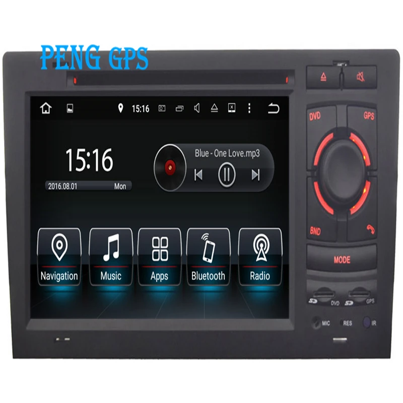Автомобильный проигрыватель с GPS навигацией для Audi A8 S8 1994 2003 2DIN CD головное