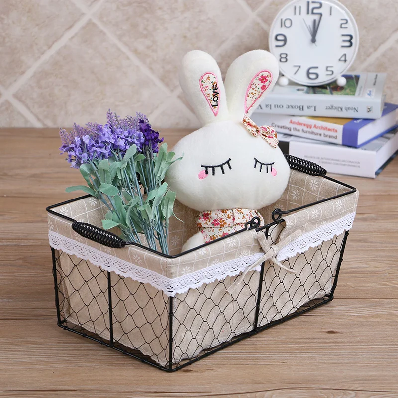 S/M/L Metal Supermarket Shopping Basket Bag Foldable Toy jewelry Fruit Candy Bread Gift Picnic Basket Iron Storage Basket Box S/M/L Metal Supermarket Shopping Basket Bag Foldable Toy jewelry Fruit Candy Bread Gift Picnic Basket Iron Storage Basket Box