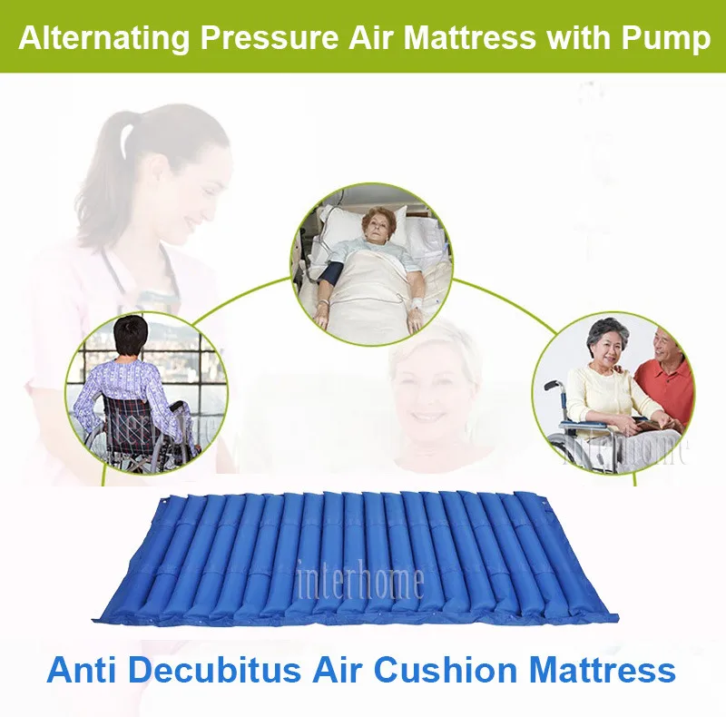 Большие размеры анти постельные подушки декубитус Предотвращение пневматическое переменное давление воздушный матрас функция сна насос простыни