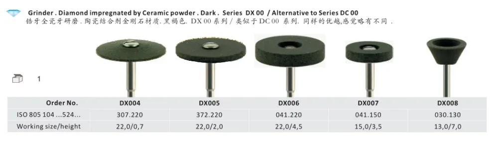 Diamond Grinder for Zirconia and All-Ceramics