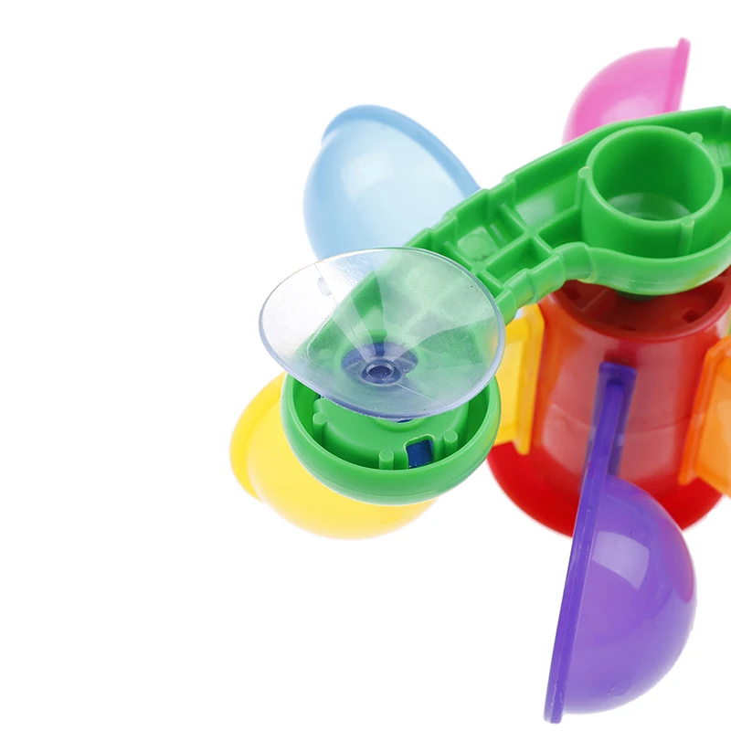 1 шт. мини ветряная мельница с водяным колесом для ванной для малышей, игрушки для купания, детские летние игры для бассейна, детские игрушки, игры в воду