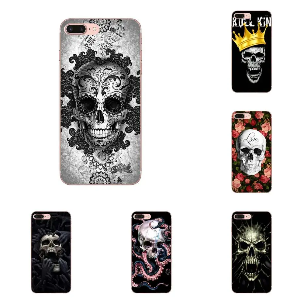 

TPU Luxury Skull Crow Flower Pirate Love Blanket For Xiaomi Mi3 Mi4 Mi4C Mi4i Mi5 Mi 5S 5X 6 6X A1 Max Mix 2 Note 3 4