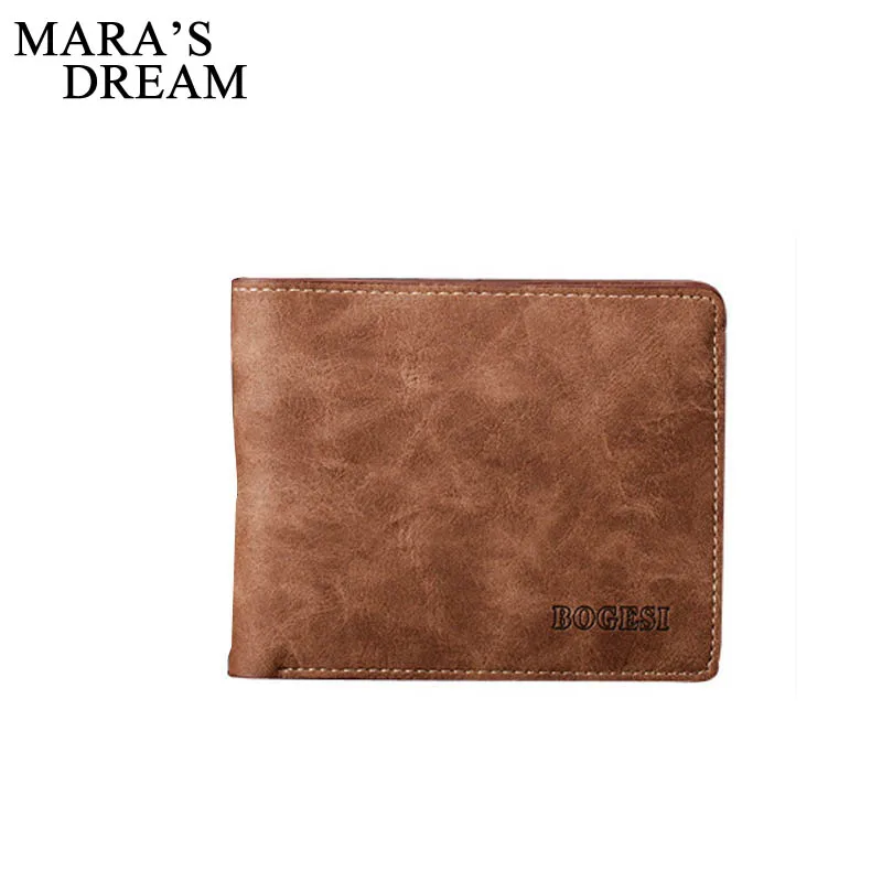 

Mara's Dream 2019 Fashion Rfid Mens Wallet with Coin Bag Short Small Mini Wallet Purses New Design Dollar Wallet Slim Money Bags