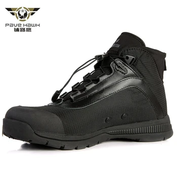 

Casual Shoes Men Lace Up Waterproof Breathable Army Boots Men Military Boots Outdoor Sport Sneakers Work Climbing Hiking Shoes