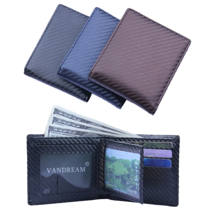 Fashion Men/'s Bifold Leather Wallet ID Credit Card Holder Billfold Purse Clutch
