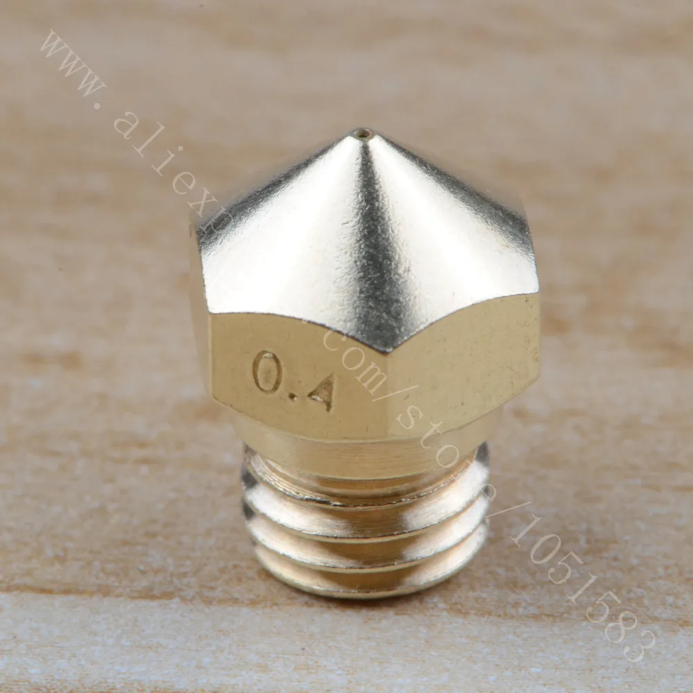 

4pcs 3D Printer Makerbot MK10 Extruder Nozzle M7 thread F/ Creator pro, Wanhao D4 and I3, Dremel 3D Printer, 0.3mm/ 0.4mm ~1.0mm