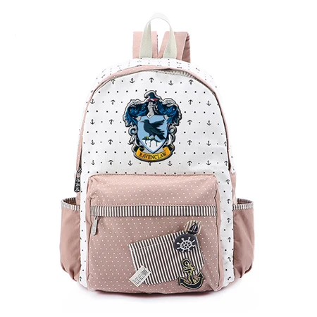 Волшебный Хогвартс Ravenclaw Slytherin Gryffi, школьная сумка, мультяшная холщовая сумка, рюкзак для подростков, рюкзак, рюкзаки для девочек - Цвет: 23