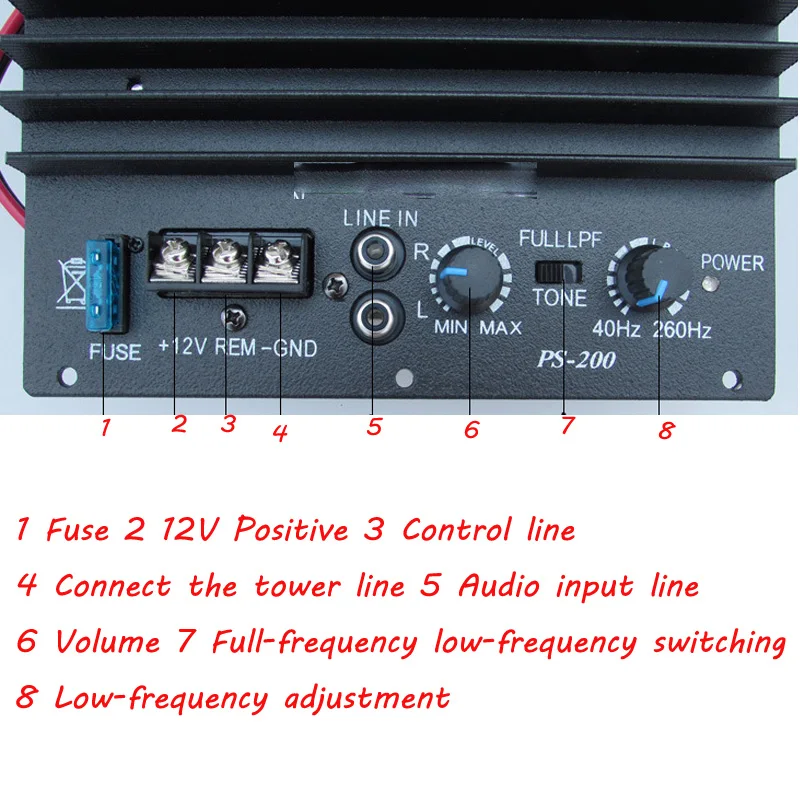 High-power car audio amplifier board4