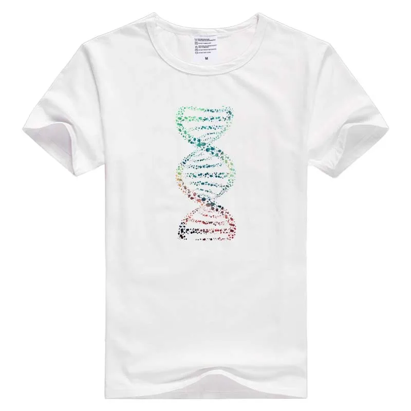 Научная биология Мужская/женская футболка с коротким рукавом DNA life базовая