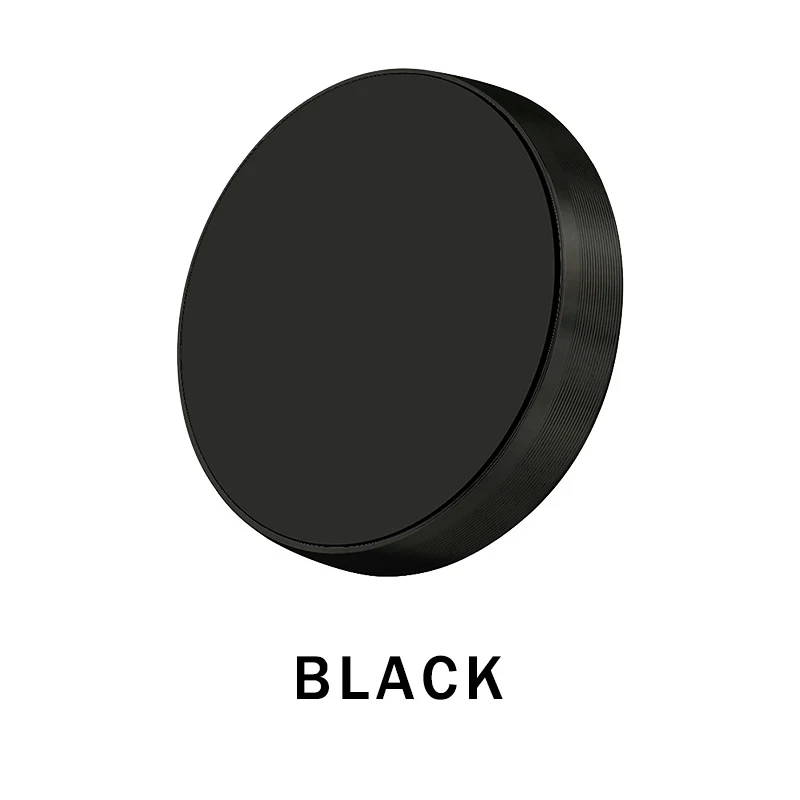 Автомобильный держатель для телефона, универсальные магнитные наклейки, вентиляционный Кронштейн для мобильного телефона samsung, просо, iPhone 7, 5S, 6, XS, MAX, смартфон - Цвет: black