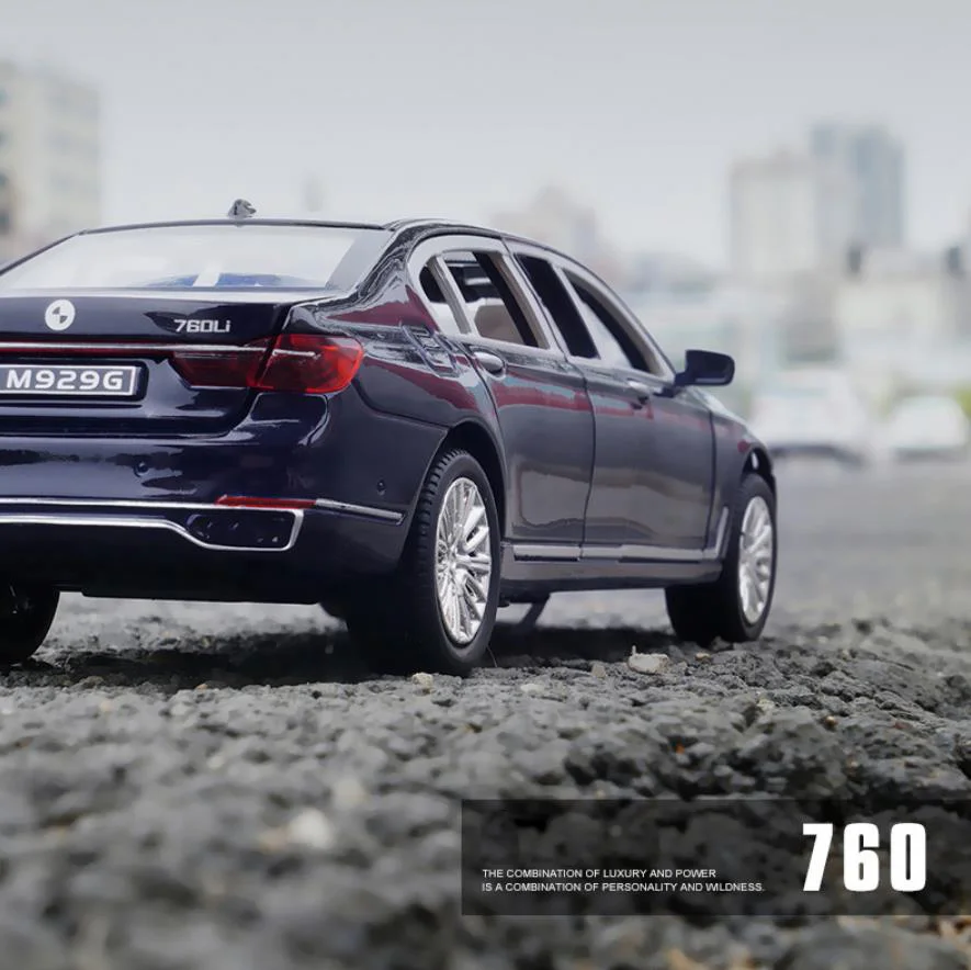 Горячая 1:24 масштабные колеса немецкая известная марка 760Li Металлическая Модель