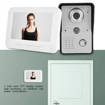 

Door Bell Video Door Phone Doorbell Wires Video Intercom 7 Wired Door Bell Smart Home Electronics deurbel Home Security System